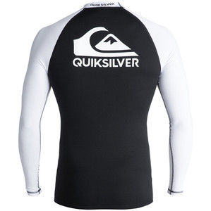 Quiksilver On Tour Long Sleeve Rash Vest BLACK EQYWR03076
